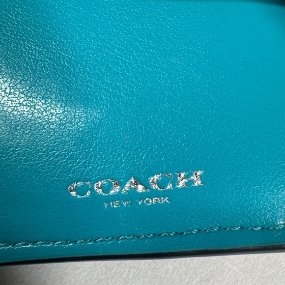 Coach Black, Green, and Blue Wallet - Picture 2 of 8